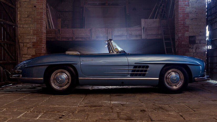 Mercedes 300 SL Roadster lateral