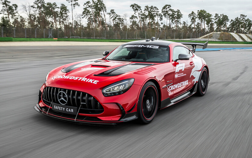 Mercedes-AMG GT Black Series corriendo