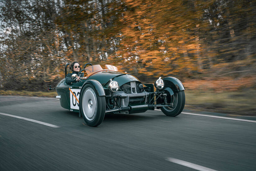 Morgan Super 3 en carretera