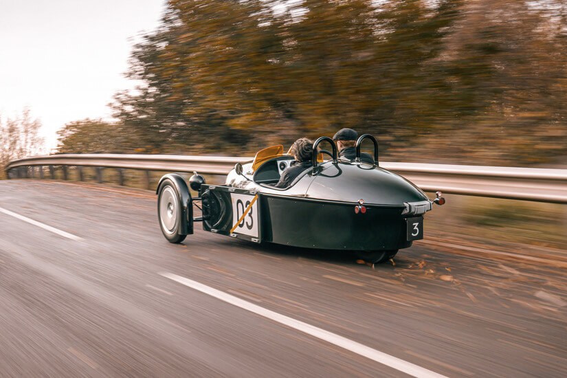 Morgan Super 3 de atras