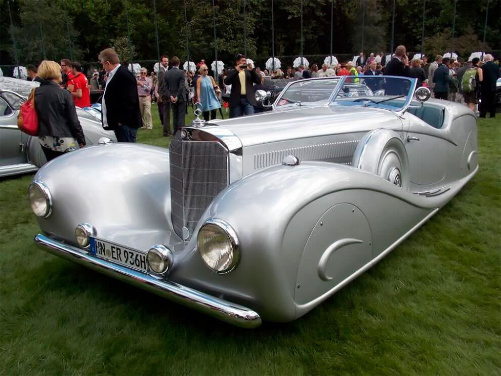 Concurso de elegancia-Mercedes_540k_Streamline_Roadster_Erdman_&_Rossi