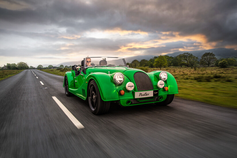 Morgan Plus Four y Plus Six en verde
