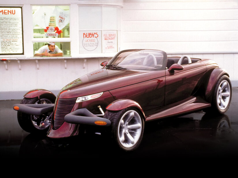 Plymouth Prowler en rojo