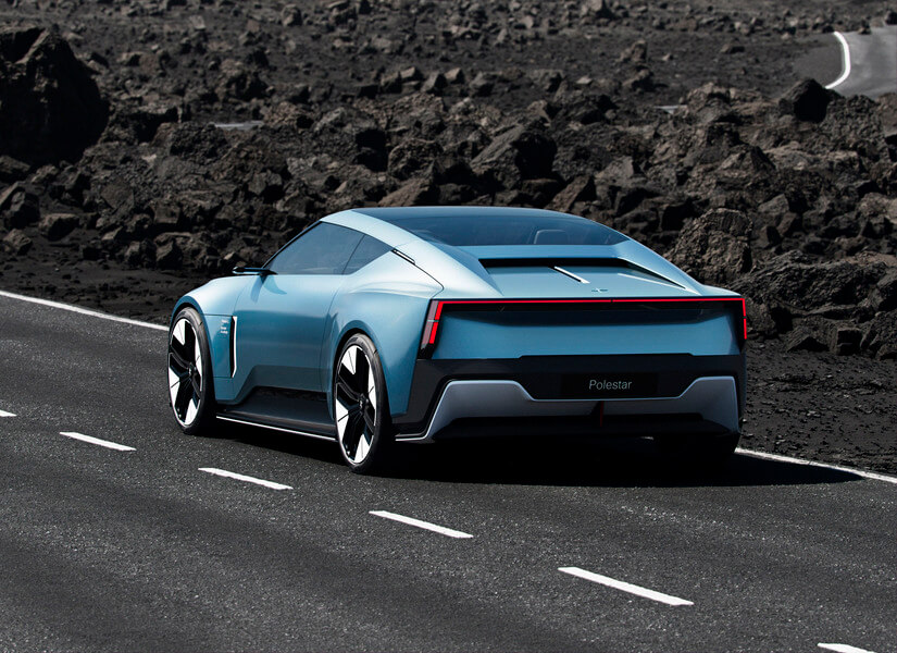 Polestar 02 trasera