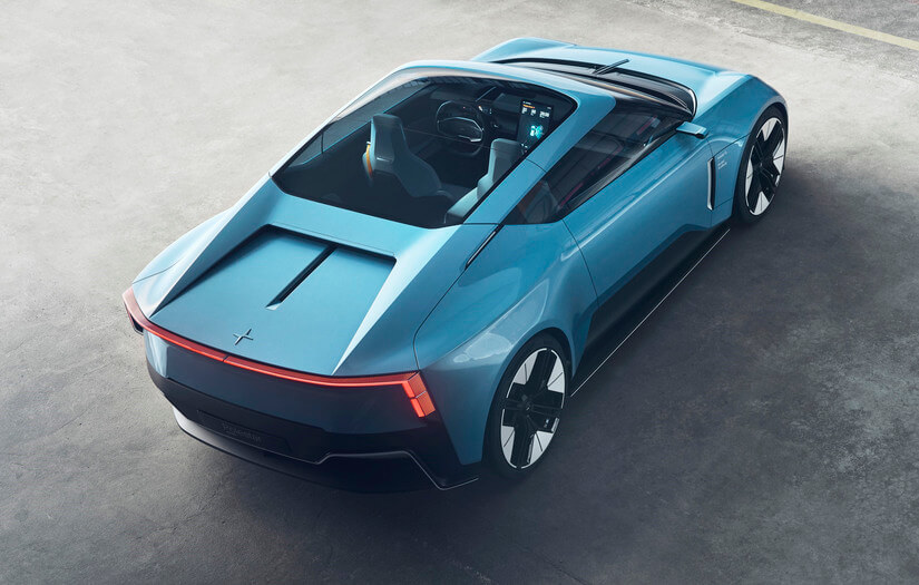 Polestar 02 de atras