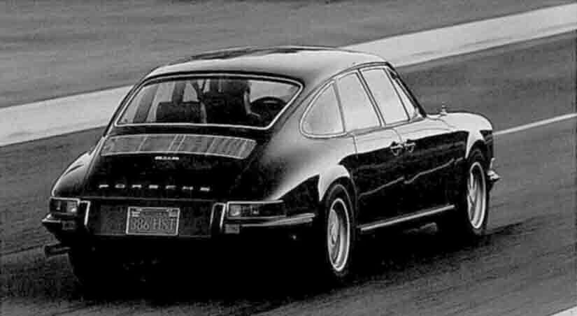 PORSCHE 911 4 PUERTAS BLANCO Y NEGRO