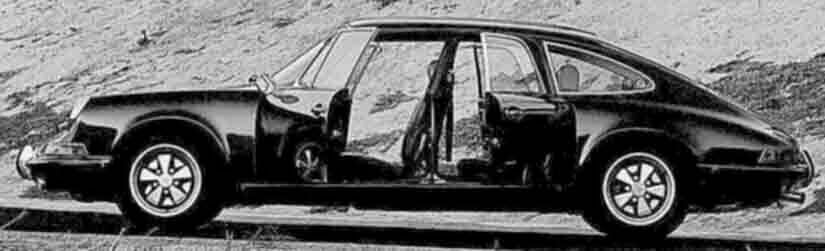 PORSCHE 911 4 PUERTAS PUERTAS ABIERTAS