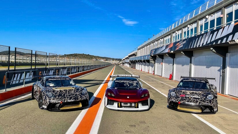 Copa Porsche posando