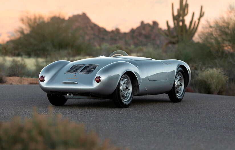Porsche 550 Spyder trasera