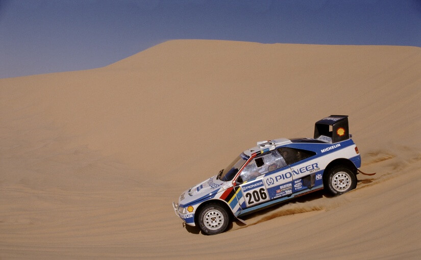 Peugeot 405 T16 Grand Raid descenso