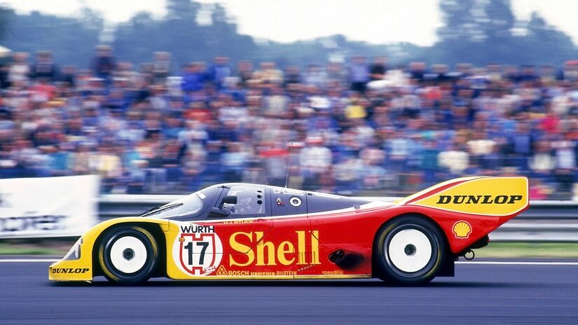 Porsche 962 C compitiendo