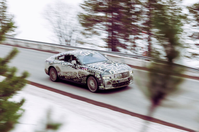 Rolls Royce Spectre prueba