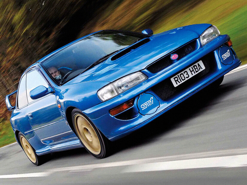Subaru Impreza STi 22 B del otro lado
