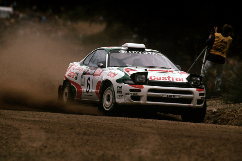Toyota Celica Carlos Sainz derrape