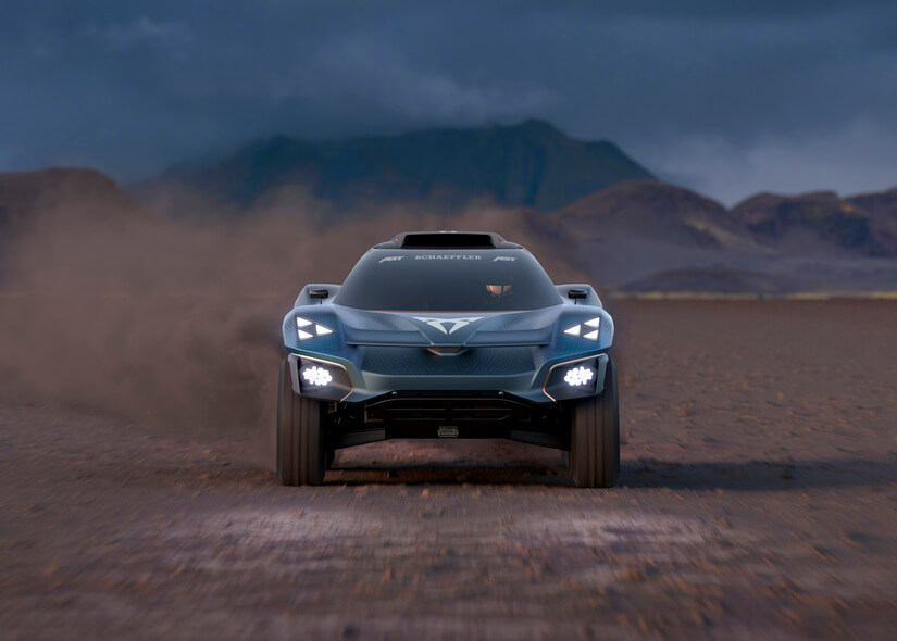 Cupra Tavascan Extreme E de frente