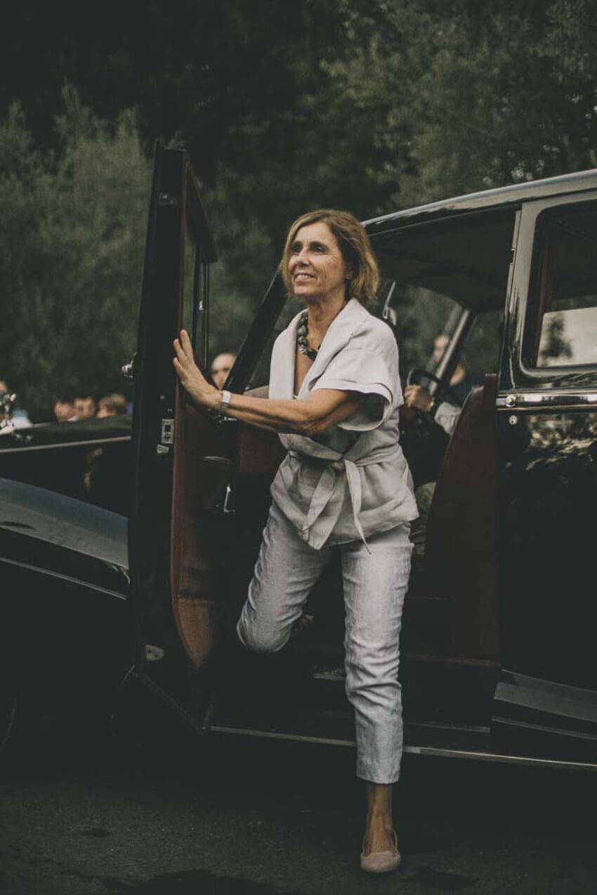 Maria lopez tapia de torre loizaga en un Autobello