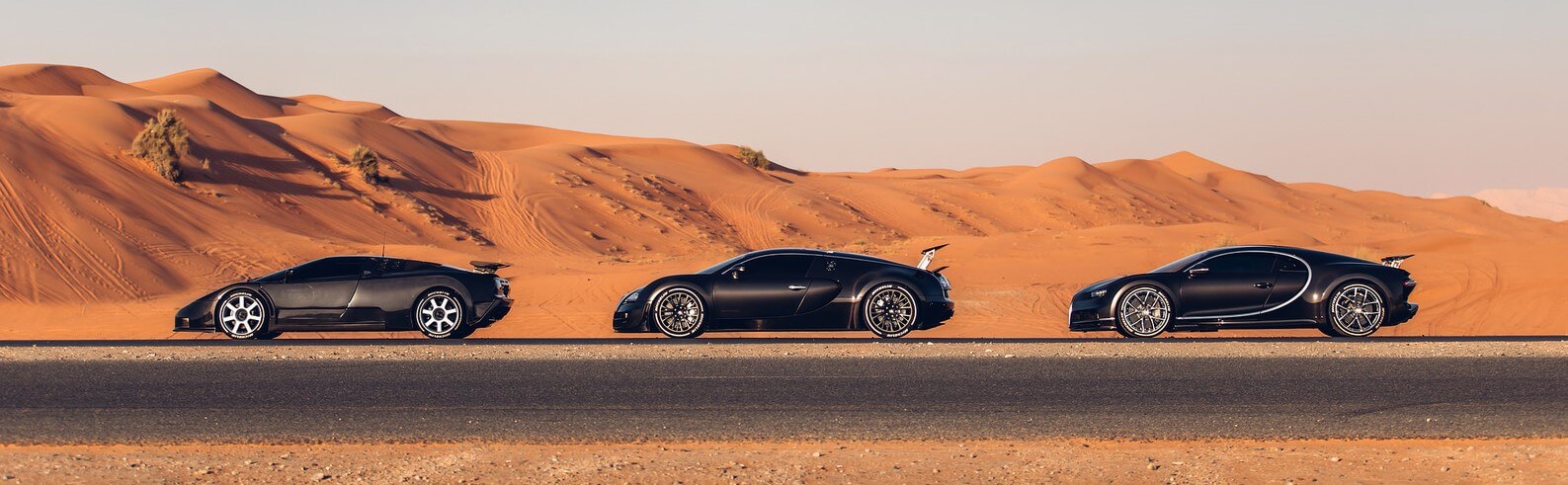 Bugatti EB110, Veyron y Chiron