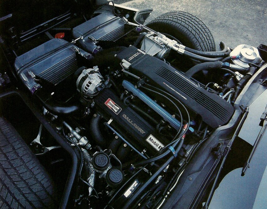 el motor del Callaway SledgeHammer ofrecía 890 CV