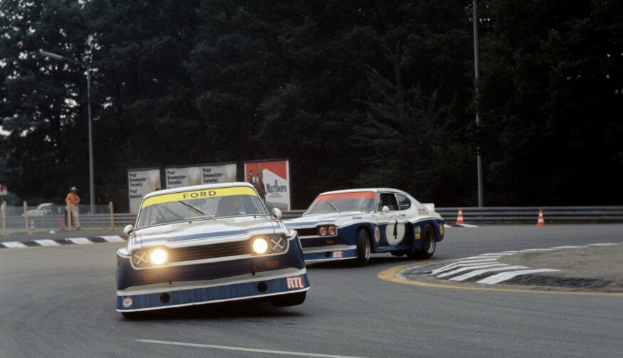 Los Ford Capri RS Cosworth corrieron en el campeonato Alemán de Turismos