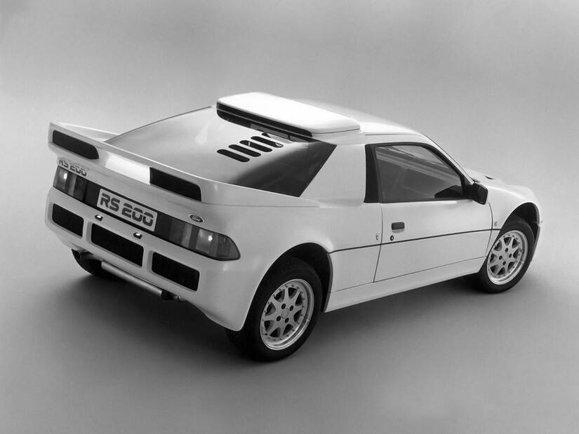 Ford RS 200 trasera
