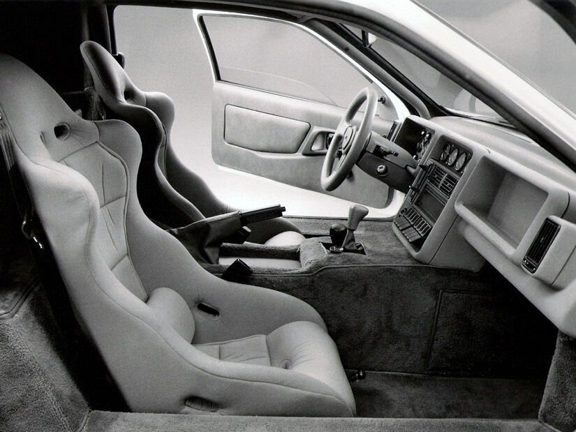Ford RS 200 interior