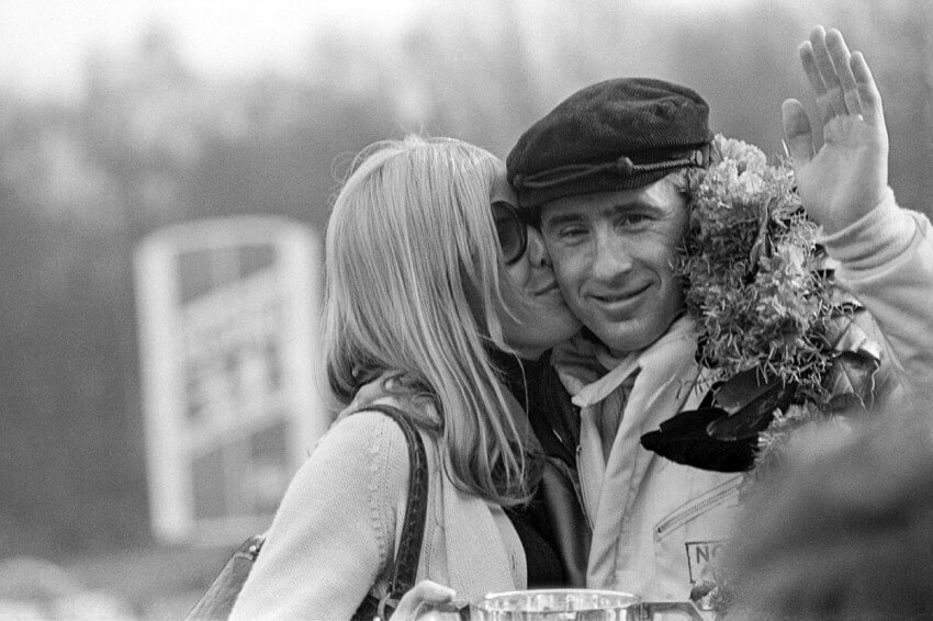 Helen, su mujer, siempre estaba apoyando a Jackie Stewart