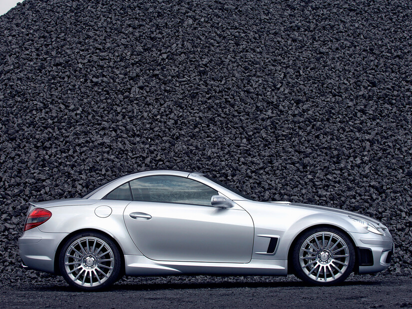 Mercedes SLK 55 AMG Black Series lateral