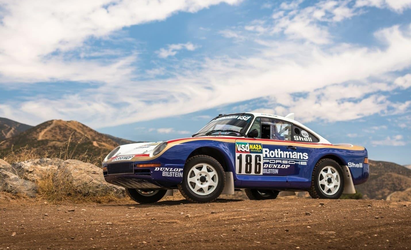 El Porsche 959 se impuso en el rallye Paris Dakar de 1986